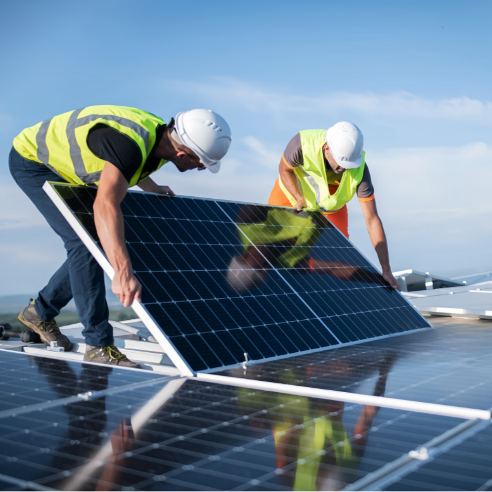 Photovoltaik-Sicherung: Sicherheitspersonal für Photovoltaikanlagen